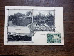 LIBERIA : MONROVIA : 3 Views : Bluebarrah, Stockton Creek,, Stamp 1924 - Liberia