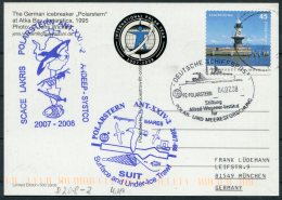 2008 Germany FS POLARSTERN Ship Postcard. Alfred Wegener. Space Lakris Antarctica - Polar Ships & Icebreakers