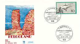 L2646 - BRD (1972) Bonn 1 (FDC) Helgoland - Islands