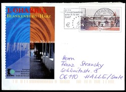 BUND USo27 Sonder-Umschlag KLOSTER MICHAELSTEIN BLANKENBURG 2001 Used - Sobres - Usados