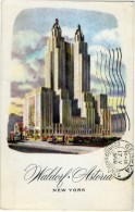 UNITED STATES AMERICA  NEW YORK  Waldorf Astoria - Andere Monumenten & Gebouwen