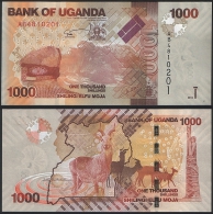 Uganda P 49 A - 1000 Shillings 2010 - UNC - Ouganda