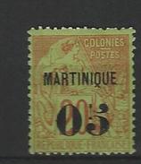 MARTINIQUE N°4*- Charnière - Unused Stamps