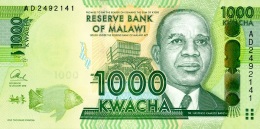 MALAWI 1000 KWACHA 2013 P-62b UNC [MW155b] - Malawi