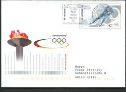 BUND USo34 Sonder-Umschlag OLYMPISCHE SPIELE SALT LAKE CITY Used Berlin 2002 - Covers - Used