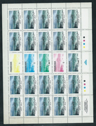 Tonga Niuafo'ou 1985 42s Rocket Mail Full Sheet Of 20 With Labels And Margins Specimen Overprint MNH - Tonga (1970-...)