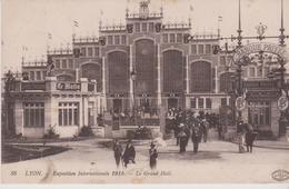 LYON (69) Exposition Internationale 1914 . Le Grand Hall (Pavillons " Banque Privée" , Le Matin , Le Petit Parisien ) - Sonstige & Ohne Zuordnung