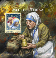 SIERRA LEONE 2016 ** Mother Teresa Mutter Teresa Mère Teresa S/S - OFFICIAL ISSUE - A1648 - Madre Teresa