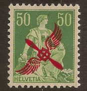 SWITZERLAND 1919 50c Air SG 3032 UNHM #XL42 - Unused Stamps