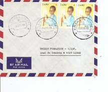 Zaire ( Lettre Par Avion De 1983 De Kinshasa  Vers La Belgique à Voir) - Oblitérés