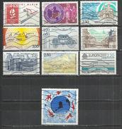 TEN AT A TIME - FRANCE - LOT OF 10 DIFFERENT 12 - USED OBLITERE GESTEMPELT USADO - Lots & Kiloware (mixtures) - Max. 999 Stamps