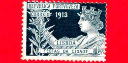 Portogallo - Usato - 1913 - Mitologia - Tasse Postali - Festival Di Lisbona - 1 - Usado