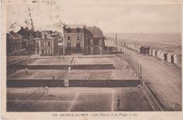 CAYEUX SUR MER (80) Les Tennis Et La Plage - Cayeux Sur Mer