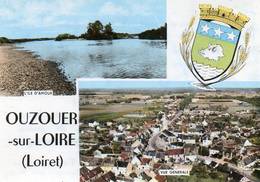 CPSM - OUZOUER$-sur-LOIRE (45) - Carte Multi-Vues Des Années 60 - Ouzouer Sur Loire