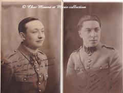 41 EME REGIMENT D ARTILLERIE - LOT DE 2 CARTES PHOTOS MILITAIRES - Characters