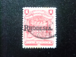 RHODESIA RHODESIE 1909 ESCUDO ARMOIRIES Yvert Nº 2 º FU - Altri & Non Classificati