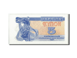 Billet, Ukraine, 5 Karbovantsiv, 1991, KM:83a, SPL - Ucraina