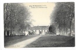 St-DOMINEUC  (cpa 35)    Château De La Fosse Aux Loups -     - L 1 - Otros Municipios