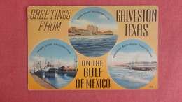 Texas > Galveston = Multi View Greetings   Ref 2427 - Galveston