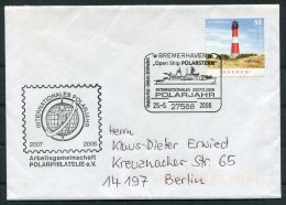 2008 Germany POLARSTERN Ship Cover. International Polarjahr Bremerhaven - International Polar Year