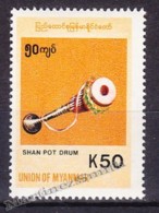 Myanmar - Birmanie 1999 Yvert 255,  Definitive, Tipical Music Instrument - MNH - Myanmar (Burma 1948-...)