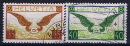 Switserland  Mi Nr 233 -234   Used Obl1929 Normal Paper - Used Stamps