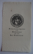 Ex-libris Héraldique Illustré,  XIXème - Semallé De La Gastine Gravé Par Hirsch - Exlibris