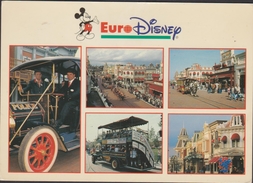 Grote Kaart 1993 EuroDisney Main Street USA FRANCE CPA Marne La Vallee - Sonstige & Ohne Zuordnung