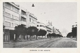 9036) BRASILE VISTAS DE BELEM AVENIDA 15 DE AGOSTO NON VIAGGIATA MA FOLDER DATATO 1945 - Belém