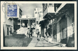 TUNISIE - N° 374/ CPA OBL. SIDI BOU SAID LE 1/9/1954 - GENRE CARTE MAXIMUM - TB - Lettres & Documents