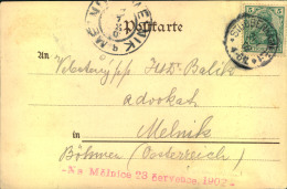 STUBBENKAMMER, Besserer Saisonstempel 1902 Auf Postkarte. - Machines à Affranchir (EMA)