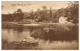 RB 1134 - Early Postcard - Rowing Boat & Cleeve Prior Mill On The Avon - Worcestershire - Autres & Non Classés
