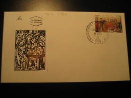 Yvert 12 ATM Frama Label Christmas Nazareth 1995 FDC Cancel Cover Israel - Affrancature Meccaniche/Frama