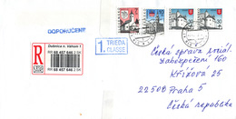 L2697 - Slovakia (2003) 018 41 Dubnica Nad Vahom 1 (R-letter To Czech Rep.); Tariff 77,00 SKK (stamp: Slovak City) - Covers & Documents