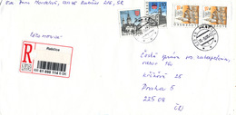 L2698 - Slovakia (2003) 029 45 Rabcice (R-letter To Czech Rep.); Tariff 49,00 SKK (stamp: Slovak City) - Cartas & Documentos