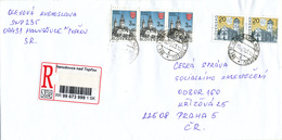 L2703 - Slovakia (2003) 094 31 Hanusovce Nad Toplou (R-letter To Czech Rep.); Tariff: 49,00 SKK (stamp: Slovak City) - Lettres & Documents