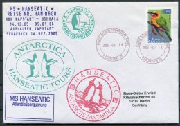 2005/6 MS HANSEATIC Hapag Lloyd Ship Cover. South Africa Antarctic Penguins Cape Town - Covers & Documents