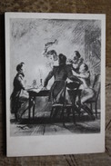 OLD USSR Postcard "Shot" By Pushkin  1975 - PLAYING CARDS - Cartes à Jouer