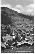 ZWEISIMMEN → Dorfpartie Bei Der Kirche, Fotokarte Ca.1950 - Zweisimmen