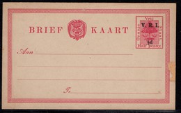 Orange Free State - 1900 VRI ½d Postcard Brief Kaart Mint - Oranje-Freistaat (1868-1909)