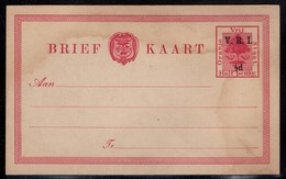 Orange Free State - 1900 VRI ½d Postcard Brief Kaart Mint - Oranje Vrijstaat (1868-1909)