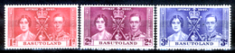 Basutoland-B-1- Emissione 1937 - Yvert & Tellier N. 15/17 (++) MNH - Privi Di Difetti Occulti - - 1933-1964 Colonie Britannique