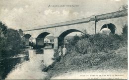 N°33230 -cpa Aillevillers -pont De Chemin De Fer Sur La Semouse- - Ouvrages D'Art
