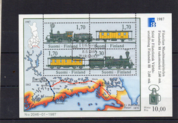 FINLANDE BLOC   N° YVER  ET TELLIER 3 OBLITERE - Blocks & Sheetlets