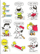 Snoopy Par Schulz - Auto-collants - Planche De Collages à Découper - Autres & Non Classés