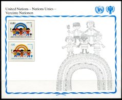 United Nations - Geneva  --  Unicef 1979 --  Y&T : 83/84  XX  --  International Year Of Child  --  Mini Sheet - UNICEF