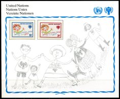 United Nations - New York  --  Unicef 1979 --  Y&T : 302/03  XX  --  International Year Of Child  --  Mini Sheet - UNICEF