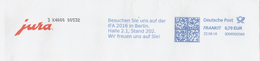 EMA TEMPORAIRE RARE SELTEN ALLEMAGNE DEUTSCHLAND CAFE COFFE KOFFEE COFFEE KAFE JURA IFA 2016 BERLIN BESUCHEN JURA - Autres & Non Classés