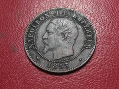 2 Centimes Napoléon III 1853 BB Strasbourg 4165 - 2 Centimes