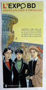 CARTE INVITATION - JUILLARD - BLAKE ET MORTIMER - LES SEPT VIES DE L'EPERVIER - LENA EXPOSITION VERSAILLES 2010 - Künstler J - L